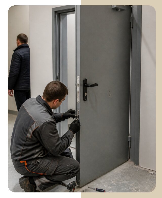 Ремонт противопожарной двери в Кирове по цене 6607 р. | ДвериЛегко-Кро